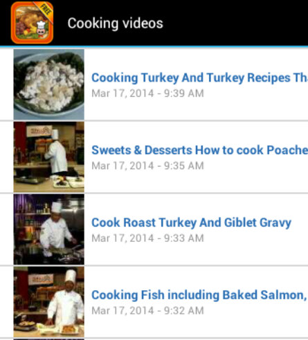 Cook books and videos
