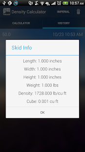Freight Density Calculator Screenshots 3