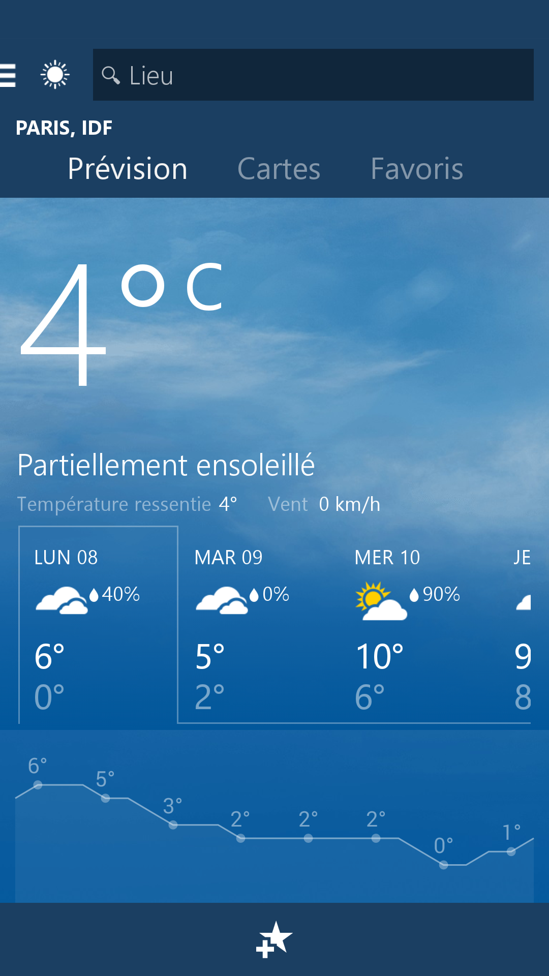 Android application MSN Weather - Forecast & Maps screenshort