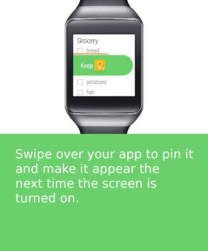 PinAnApp for Android Wear