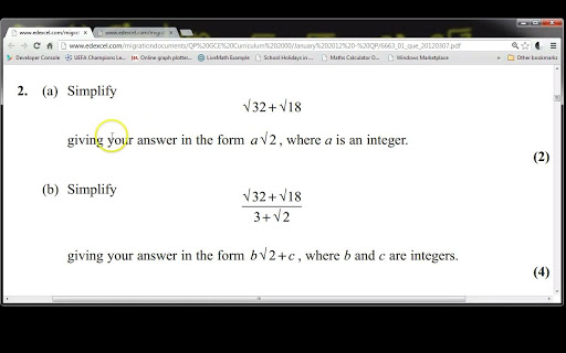 免費下載教育APP|C1-2 EdExcel Jan 2012 Past Pap app開箱文|APP開箱王