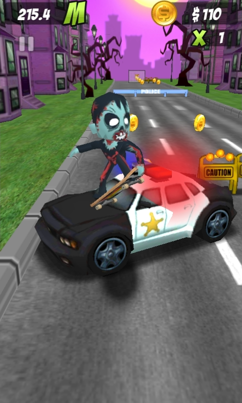 Skate Zombies : Surf na Rua!!! - screenshot