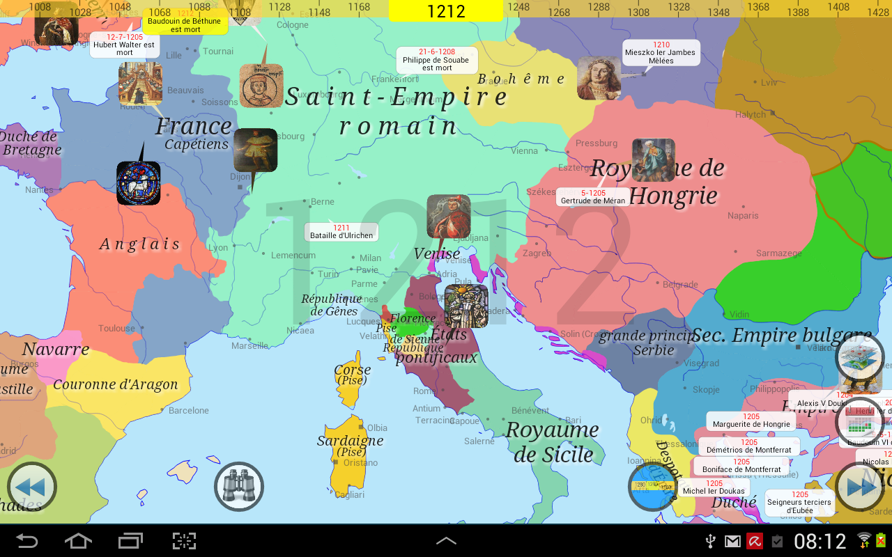 Android application World History Atlas screenshort