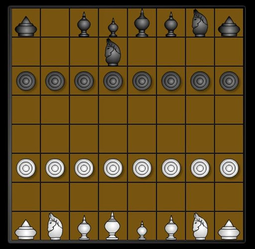 国际象棋在黑板上