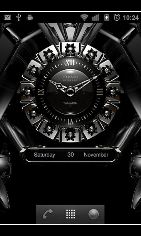 Tamarin Luxury Clock Widget Screen 2