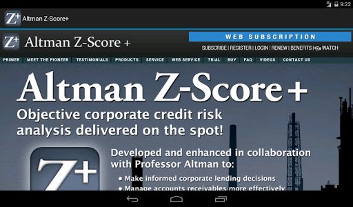 免費下載商業APP|Altman Z-Score+ app開箱文|APP開箱王