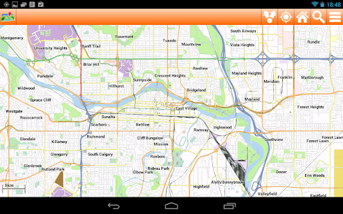 Calgary Offline mappa Map Screenshots 0