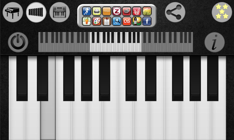 Real Piano + Keyboard 2014 Screen 1