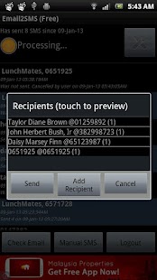 Email2SMS (Free) Screenshots 5