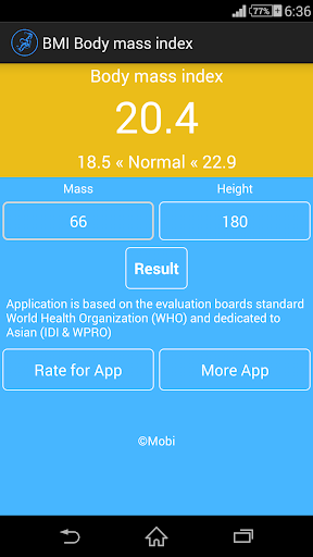 BMI Calculator Body mass index