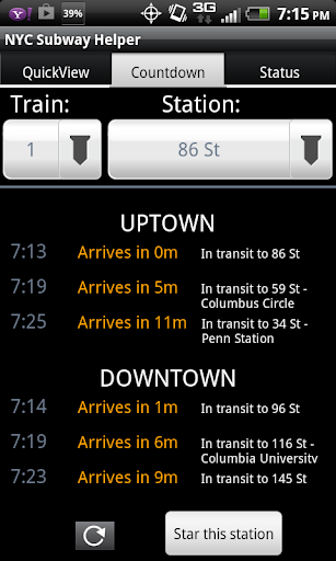 NYC Subway Time Schedule