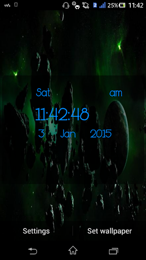 免費下載攝影APP|Galaxy Clock Live Wallpaper app開箱文|APP開箱王