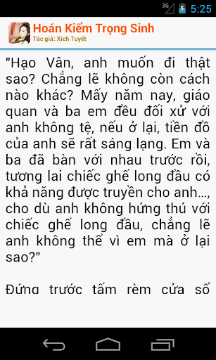 【免費書籍App】Hoán kiếm trọng sinh - Cực hay-APP點子