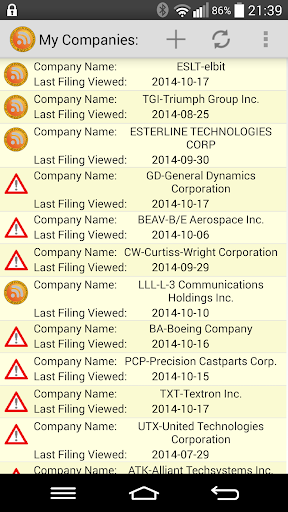 SEC Filing RSS