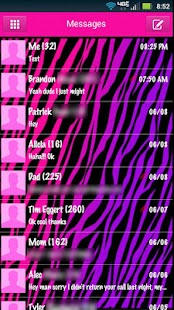 How to install GO SMS Girly Zebra Theme 1.6 mod apk for android
