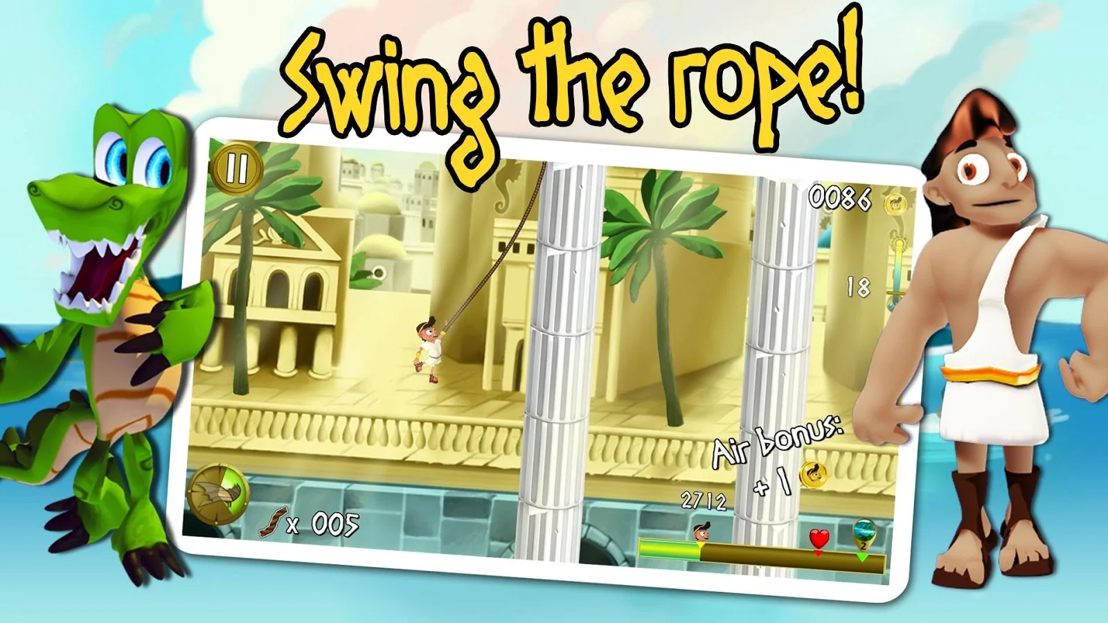  Android   Rope Escape Atlantis, scappa da Atlantide il prima possibile!