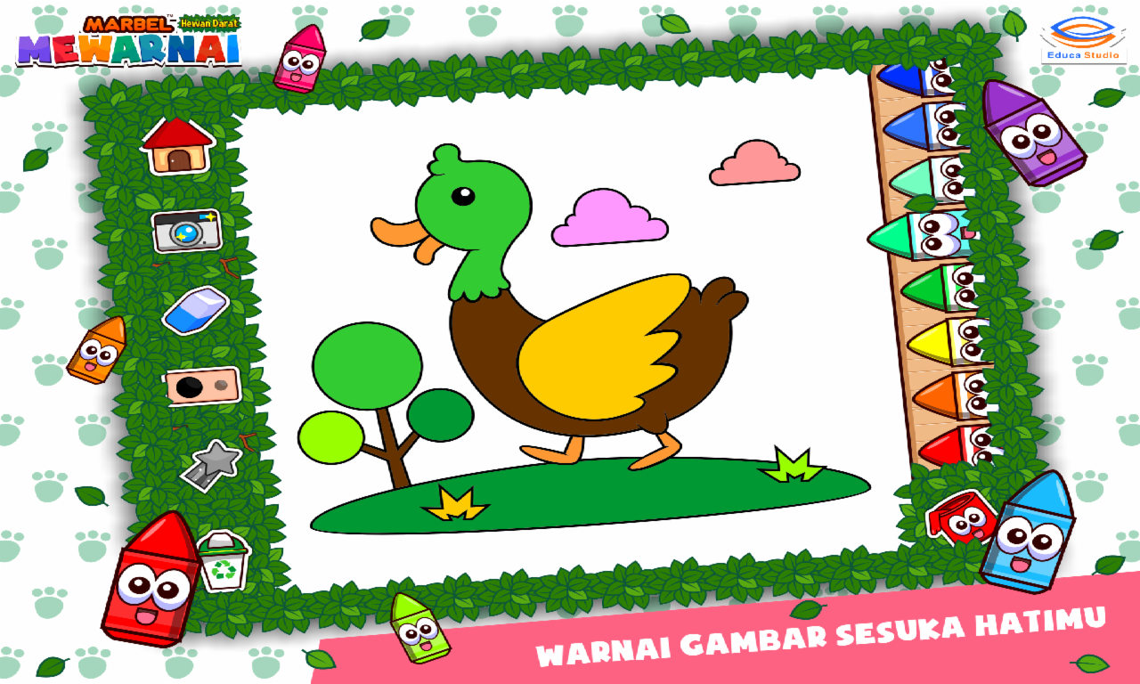 Marbel Mewarnai Hewan Darat Revenue Download Estimates