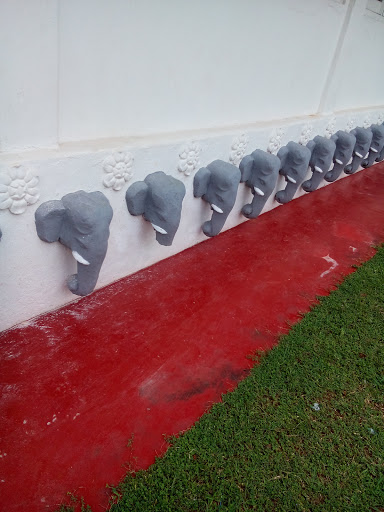 Elephant Face Sculptures