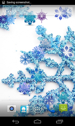 【免費個人化App】Beautiful Snowflakes LWP-APP點子