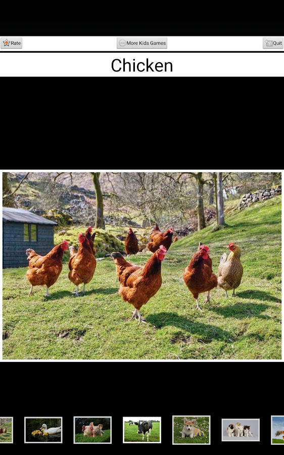 Animal sound Kids game screenshot