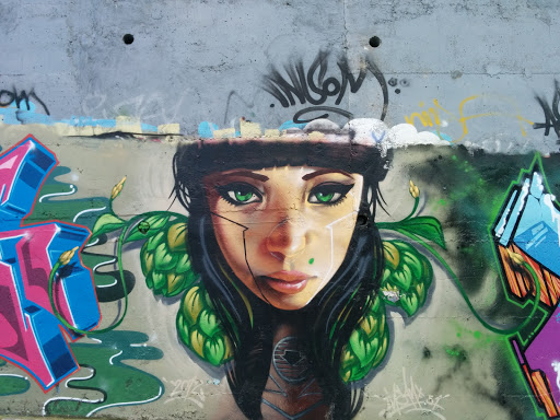 Sad Girl Graffiti
