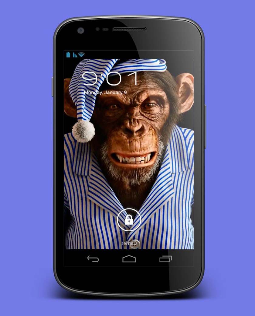 3D Monkey Live Wallpaper Screen 3