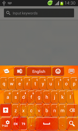 GO鍵盤橙色主題
