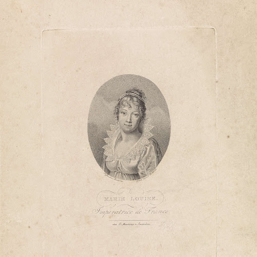 Portret van Marie Louise van Oostenrijk, keizerin van Frankrijk, Ludwig Gottlieb Portman, naar