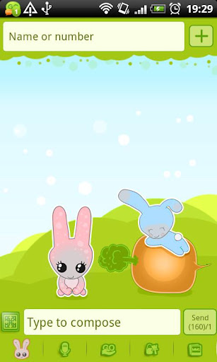 免費下載個人化APP|GO SMS Pro Sweet Bunny Theme app開箱文|APP開箱王