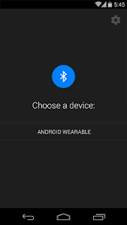 Android Wear screenshot