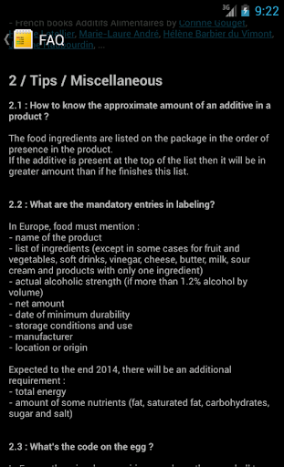 【免費健康App】Additifs (food additives)-APP點子