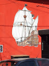 Mural Barco Pirata 