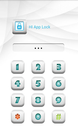 HI AppLock Simple White Theme