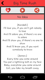 Big Time Rush Lyrics Screenshots 5