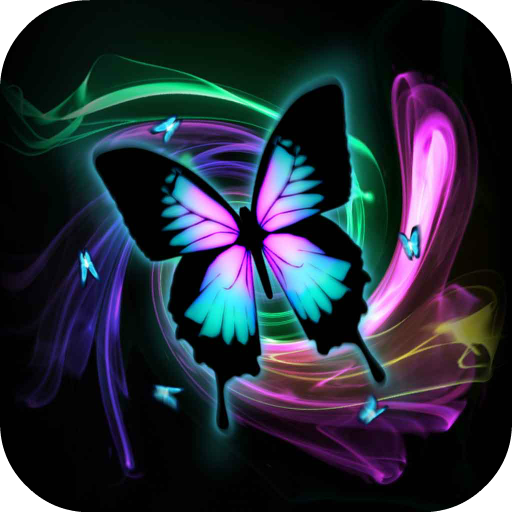 NEON BUTTERFLY ♥ GO THEME (5.50 Mb) - Latest version for free download ...
