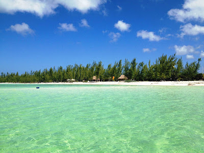 Excursions to the Cozumel Pearl Farm include time at this beautiful beach.