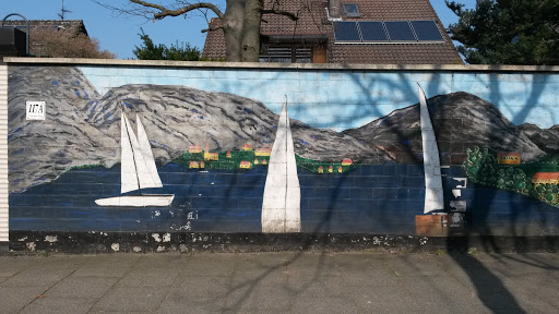 Mural Segelschiffe