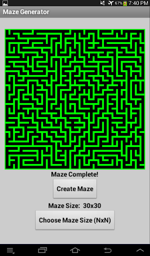 App Inventor Maze Generator