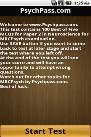 MRCPsych Neuroscience Paper 2