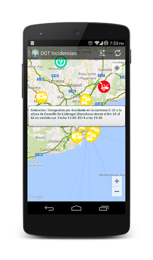DGT Incidencias de trafico