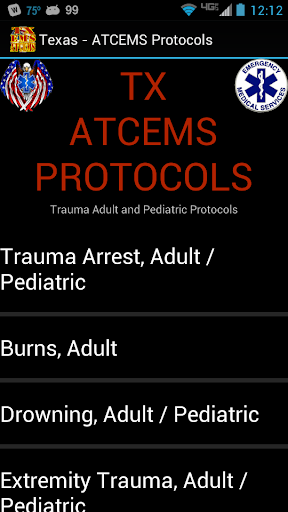 【免費醫療App】TX ATCEMS Protocols-APP點子