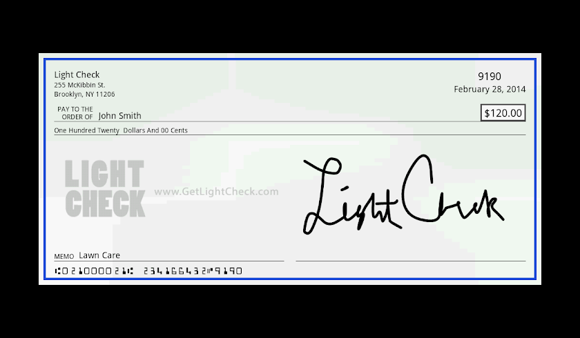 Light Check Screen 3