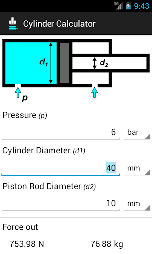 Cylinder Calculator