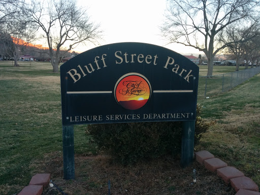 Bluff Street Park - North Sign