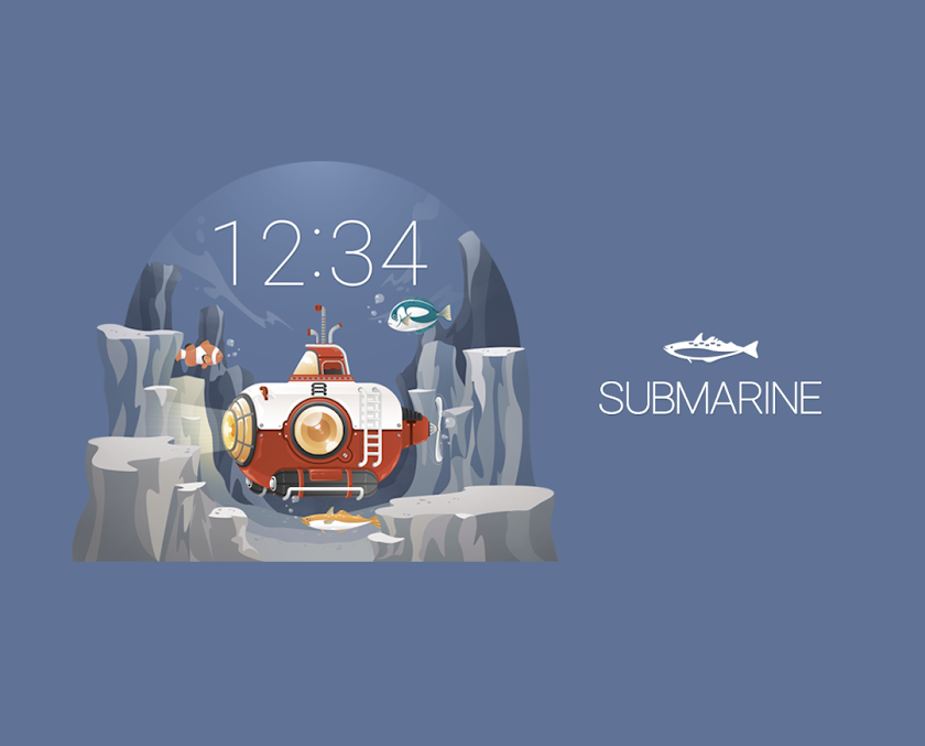 Submarine watchface by Lluvia Screen 3