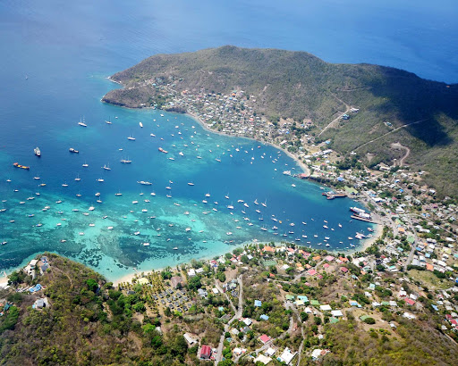Port Elizabeth harbor on the island of Bequia, St. Vincent and the Grenadines.