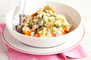 Pumpkin risotto