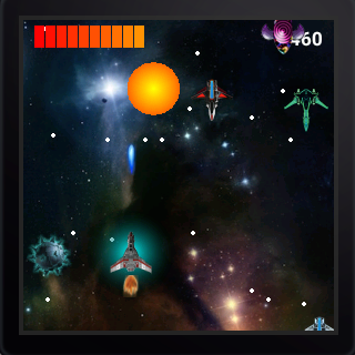 Space War (Android Wear) Screen 2