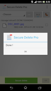  Secure delete Pro – Vignette de la capture d'écran 