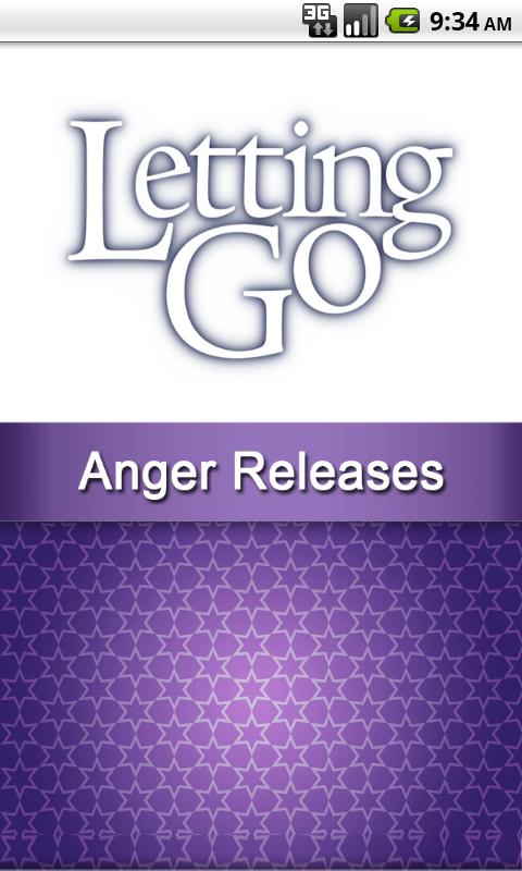 Android application Letting Go Anger screenshort